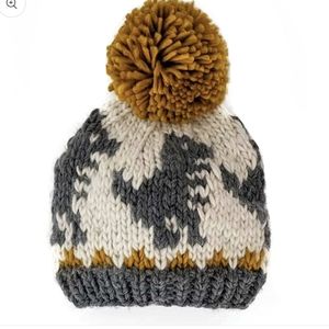 Huggalugs T-Rex knit baby hat 6 months to 24 months